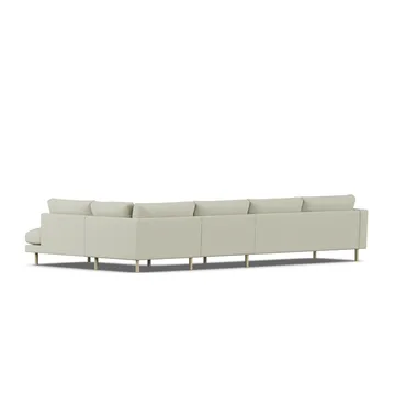 Bredhult sofa - Luiza Beige 3981-hvidolieret eg, 4-pers. B1 - 1898