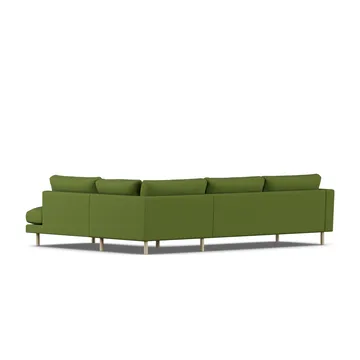 Bredhult sofa - Luiza Green 3975-hvidolieret eg, 3-pers. A1 - 1898