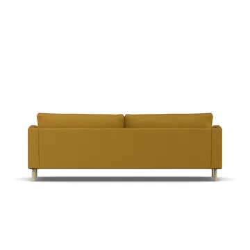 Bredhult sofa - Luiza Mustard 3972-hvidolieret eg, 3-pers. - 1898