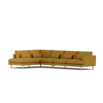 Bredhult sofa - Luiza Mustard 3972-hvidolieret eg, 4-pers. B2 - 1898