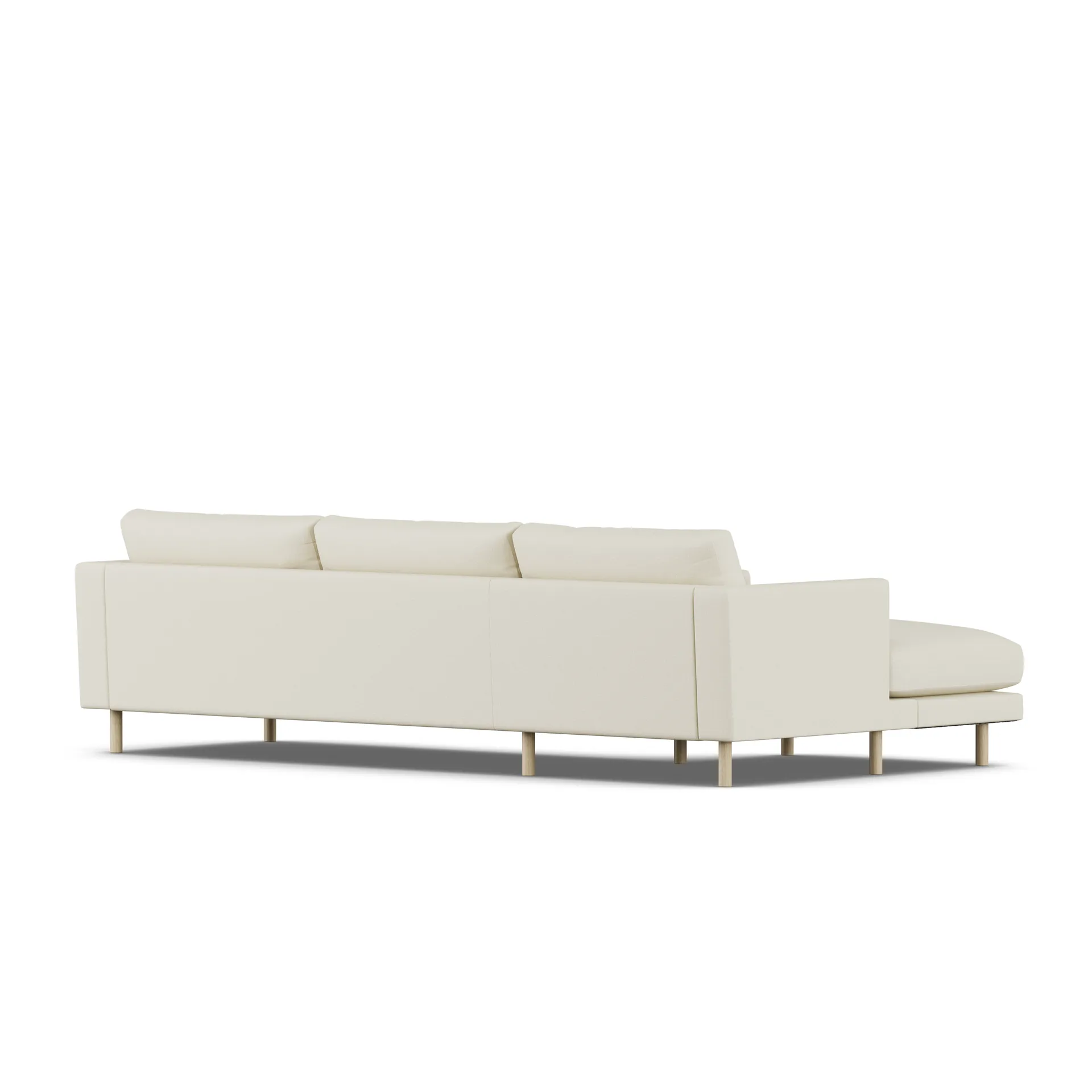 Bredhult sofa, Oslo Nature 1540-hvidolieret eg, 2,5-pers. C2 1898