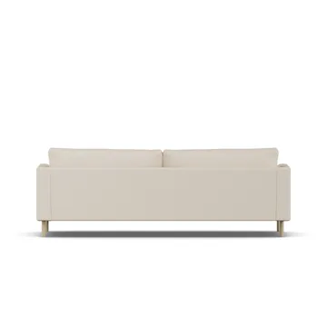 Bredhult sofa - Same Beige 6670-hvidolieret eg, 3-pers. - 1898