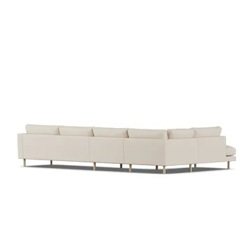 Bredhult sofa - Same Beige 6670-hvidolieret eg, 4-pers. B2 - 1898