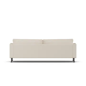 Bredhult sofa - Same Beige 6670-sort stål, 3-pers. - 1898