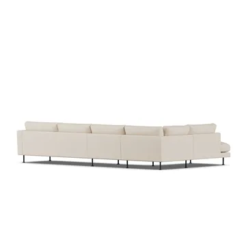 Bredhult sofa - Same Beige 6670-sort stål, 4-pers. B2 - 1898