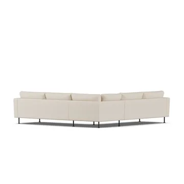 Bredhult sofa - Same Beige 6670-sort stål, hjørnesofa F - 1898