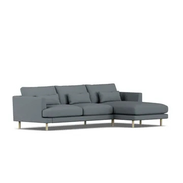 Bredhult sofa - Same Blue 6678-hvidolieret eg, 2,5-pers. C1 - 1898