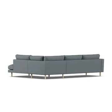 Bredhult sofa - Same Blue 6678-hvidolieret eg, 3-pers. A1 - 1898
