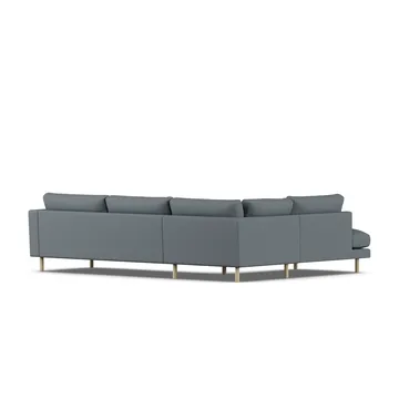 Bredhult sofa - Same Blue 6678-hvidolieret eg, 3-pers. A2 - 1898