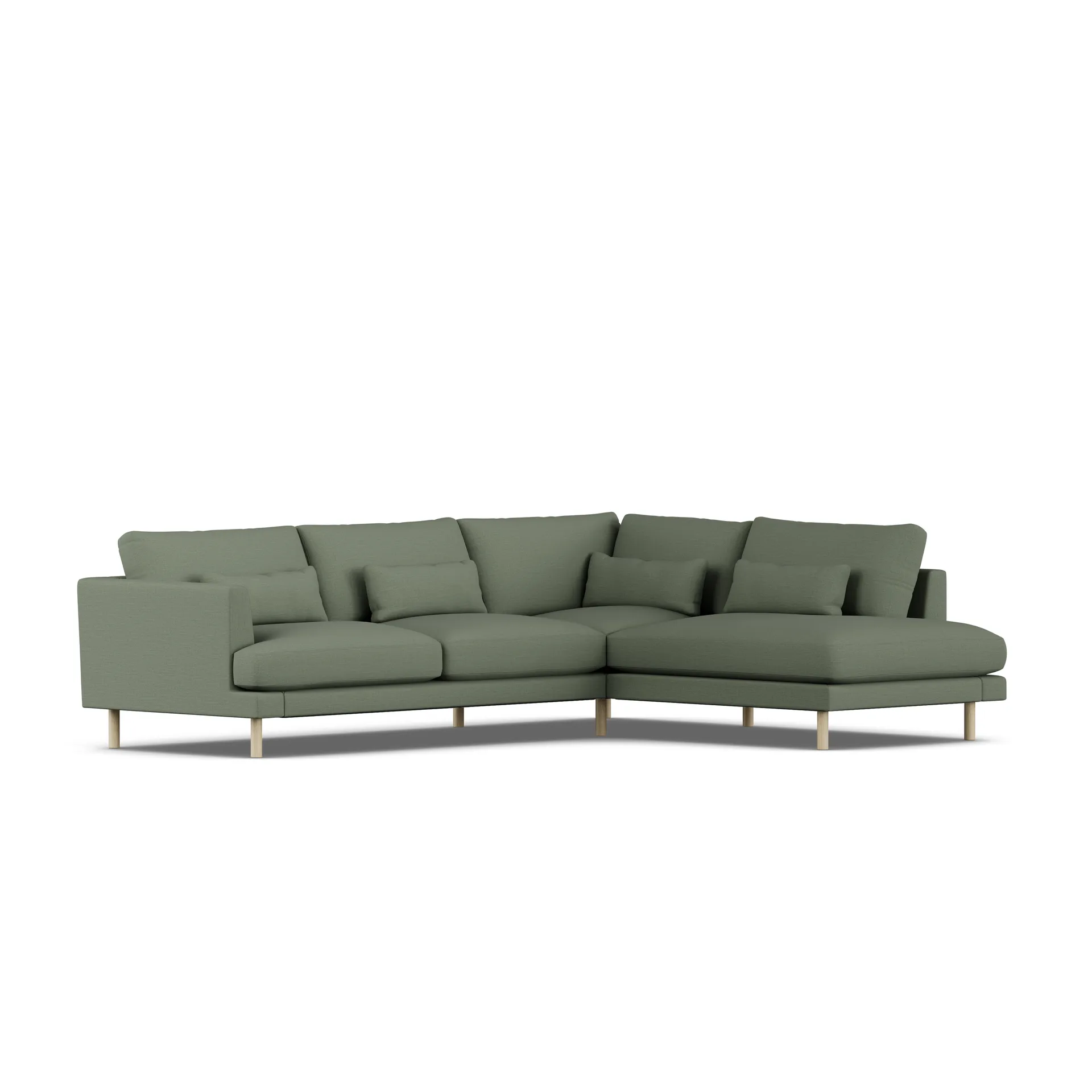 Bredhult sofa, Same Forest 6677-hvidolieret eg, 3-pers. A1 1898
