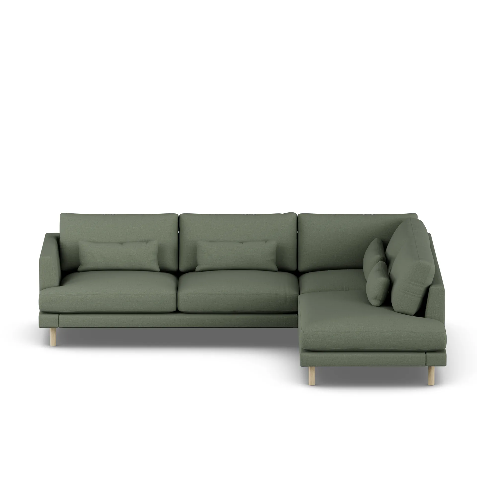 Bredhult sofa, Same Forest 6677-hvidolieret eg, 3-pers. A1 1898