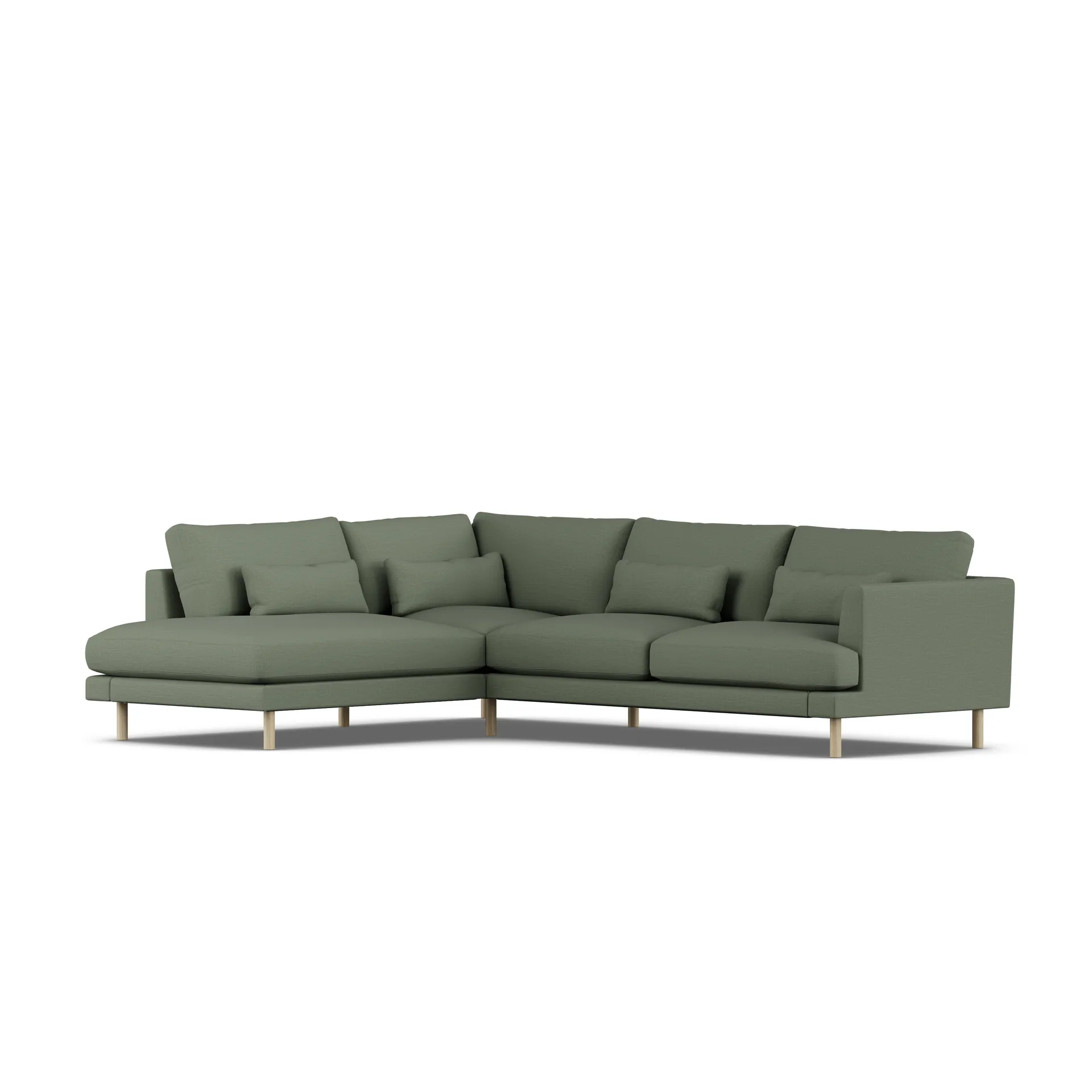 Bredhult sofa, Same Forest 6677-hvidolieret eg, 3-pers. A2 1898