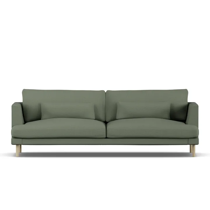 Bredhult sofa - Same Forest 6677-hvidolieret eg, 3-pers. - 1898