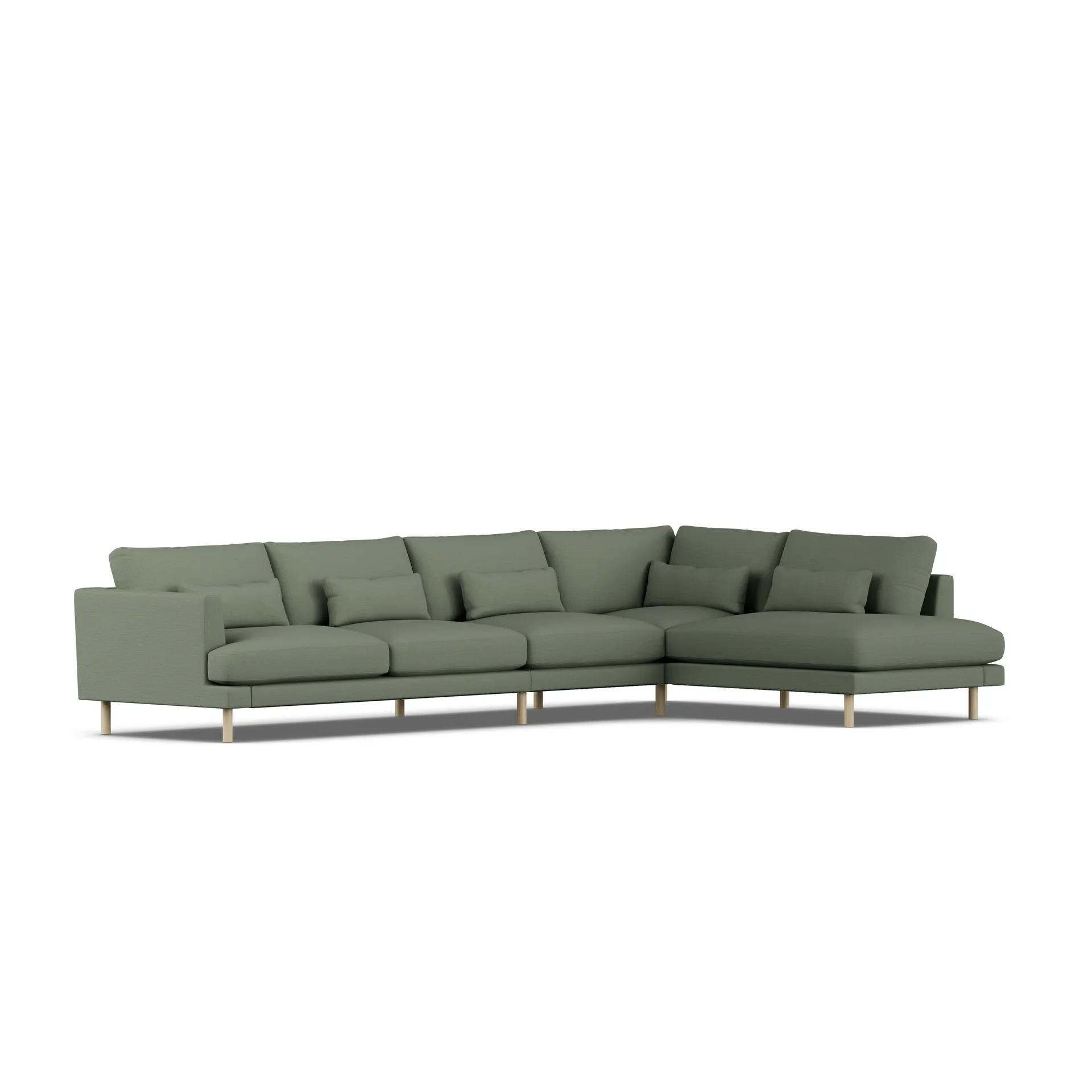 Bredhult sofa, Same Forest 6677-hvidolieret eg, 4-pers. B1 1898