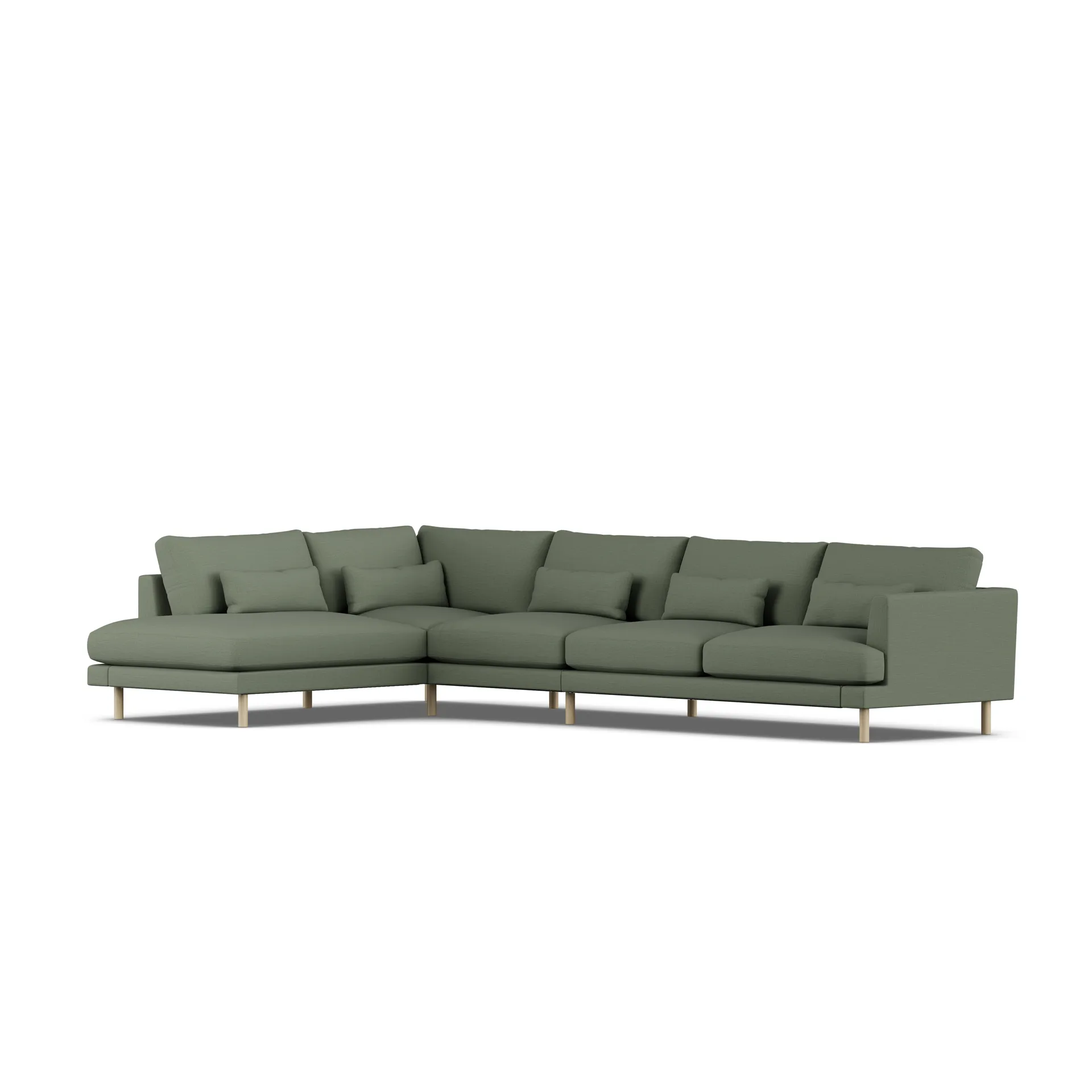 Bredhult sofa, Same Forest 6677-hvidolieret eg, 4-pers. B2 1898