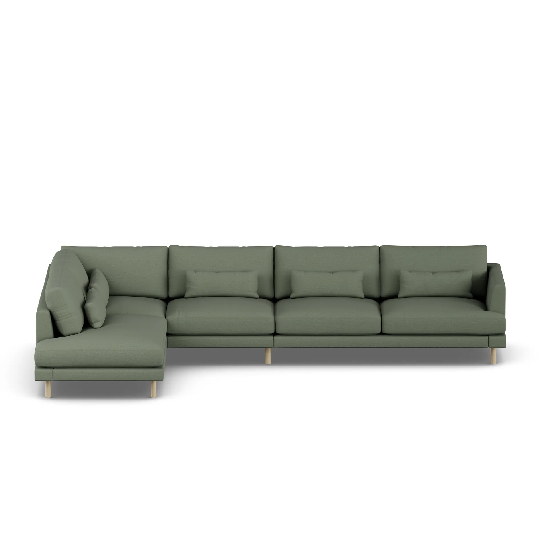 Bredhult sofa, Same Forest 6677-hvidolieret eg, 4-pers. B2 1898