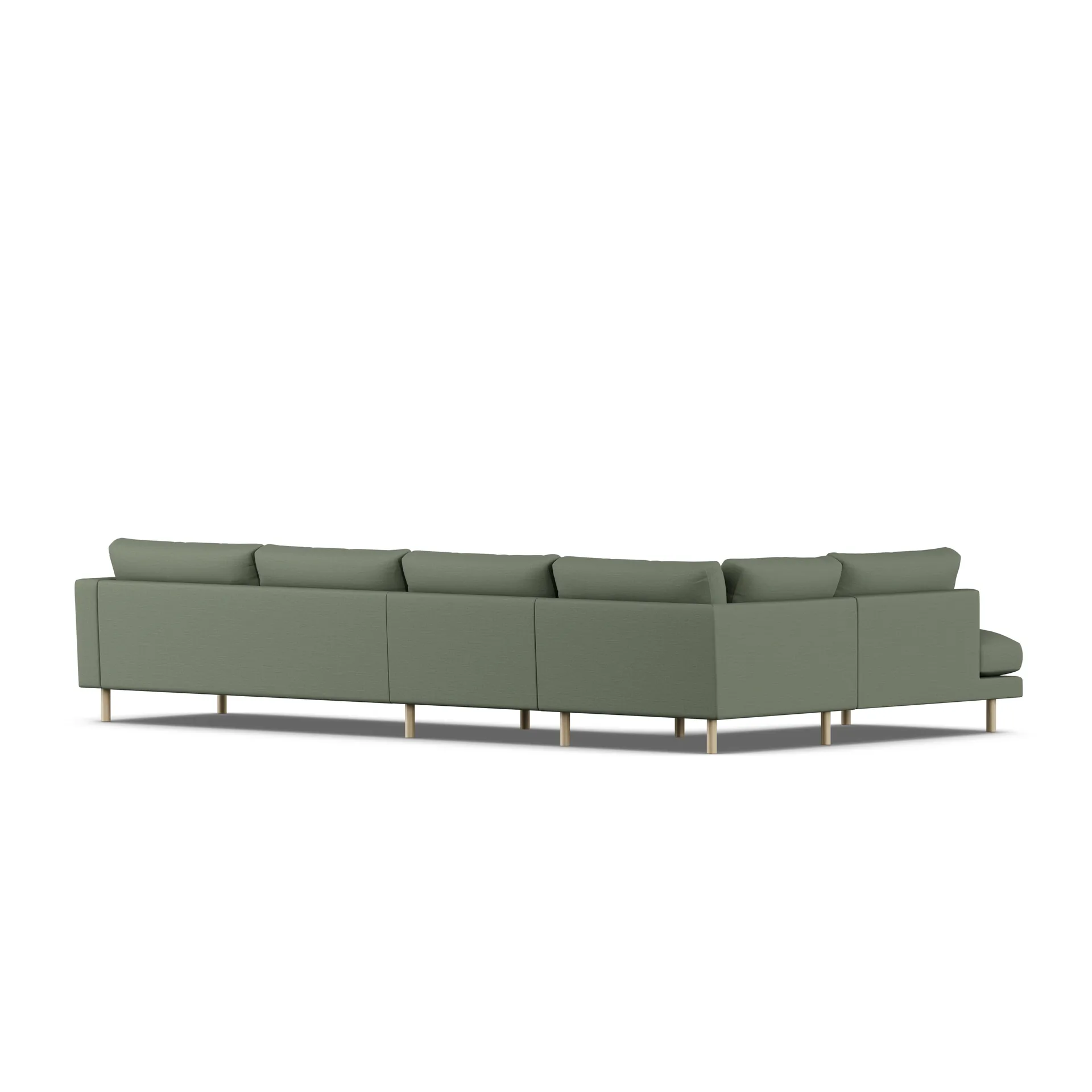Bredhult sofa, Same Forest 6677-hvidolieret eg, 4-pers. B2 1898