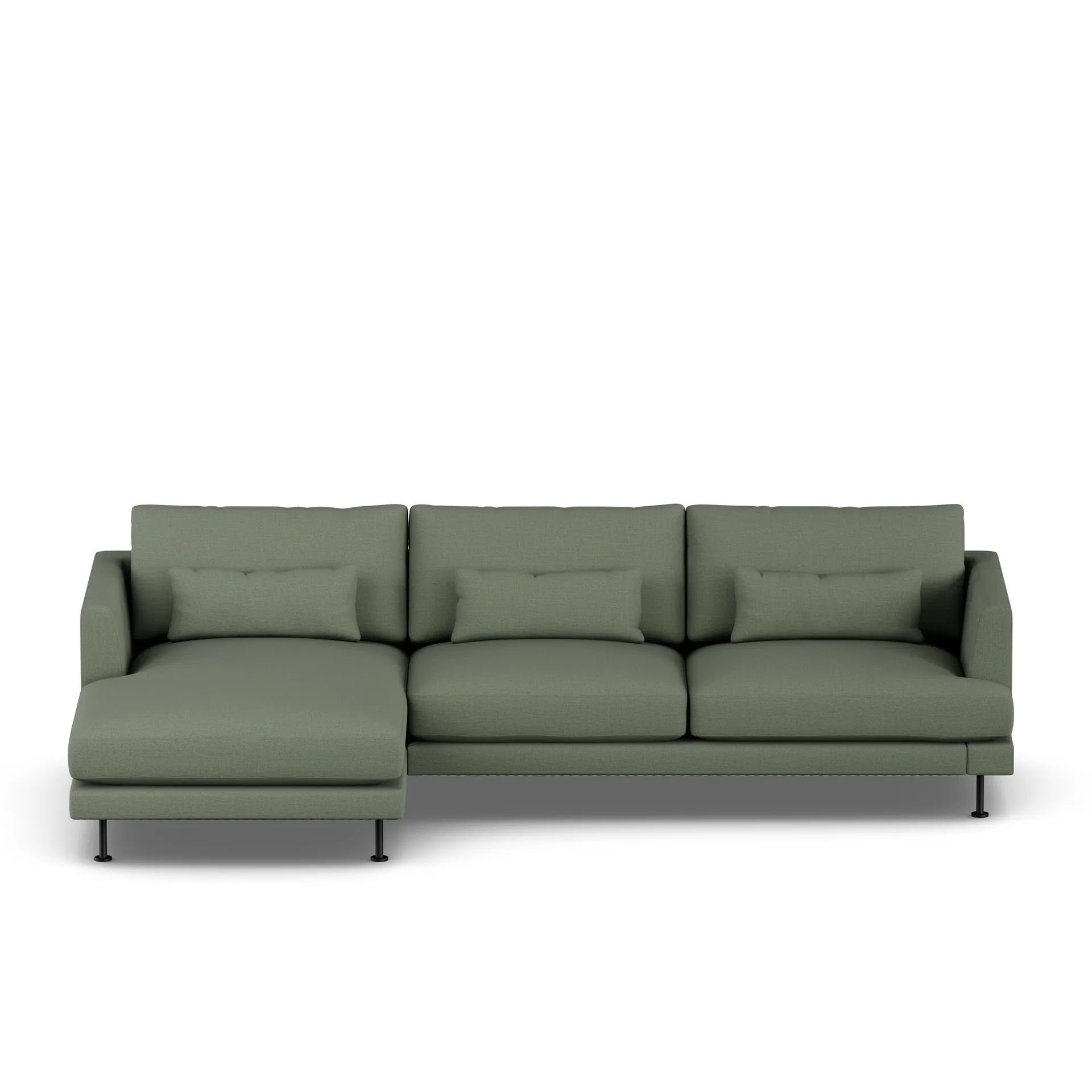 Bredhult sofa, Same Forest 6677-sort stål, 2,5-pers. C2 1898
