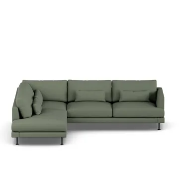 Bredhult sofa - Same Forest 6677-sort stål, 3-pers. A2 - 1898