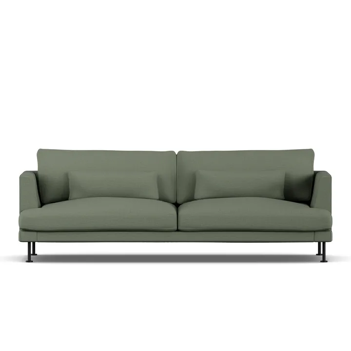Bredhult sofa - Same Forest 6677-sort stål, 3-pers. - 1898