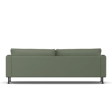 Bredhult sofa - Same Forest 6677-sort stål, 3-pers. - 1898