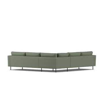 Bredhult sofa - Same Forest 6677-sort stål, hjørnesofa F - 1898