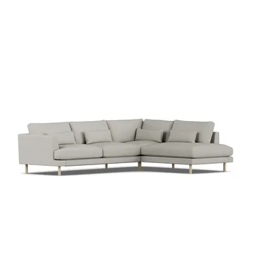 Bredhult sofa - Same Grey 6673-hvidolieret eg, 3-pers. A1 - 1898