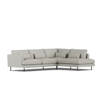 Bredhult sofa - Same Grey 6673-sort stål, 3-pers. A1 - 1898