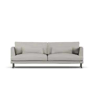 Bredhult sofa - Same Grey 6673-sort stål, 3-pers. - 1898