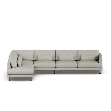 Bredhult sofa - Same Grey 6673-sort stål, 4-pers. B2 - 1898