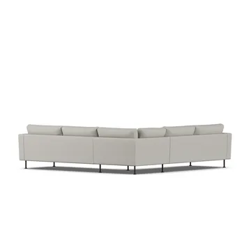 Bredhult sofa - Same Grey 6673-sort stål, hjørnesofa F - 1898