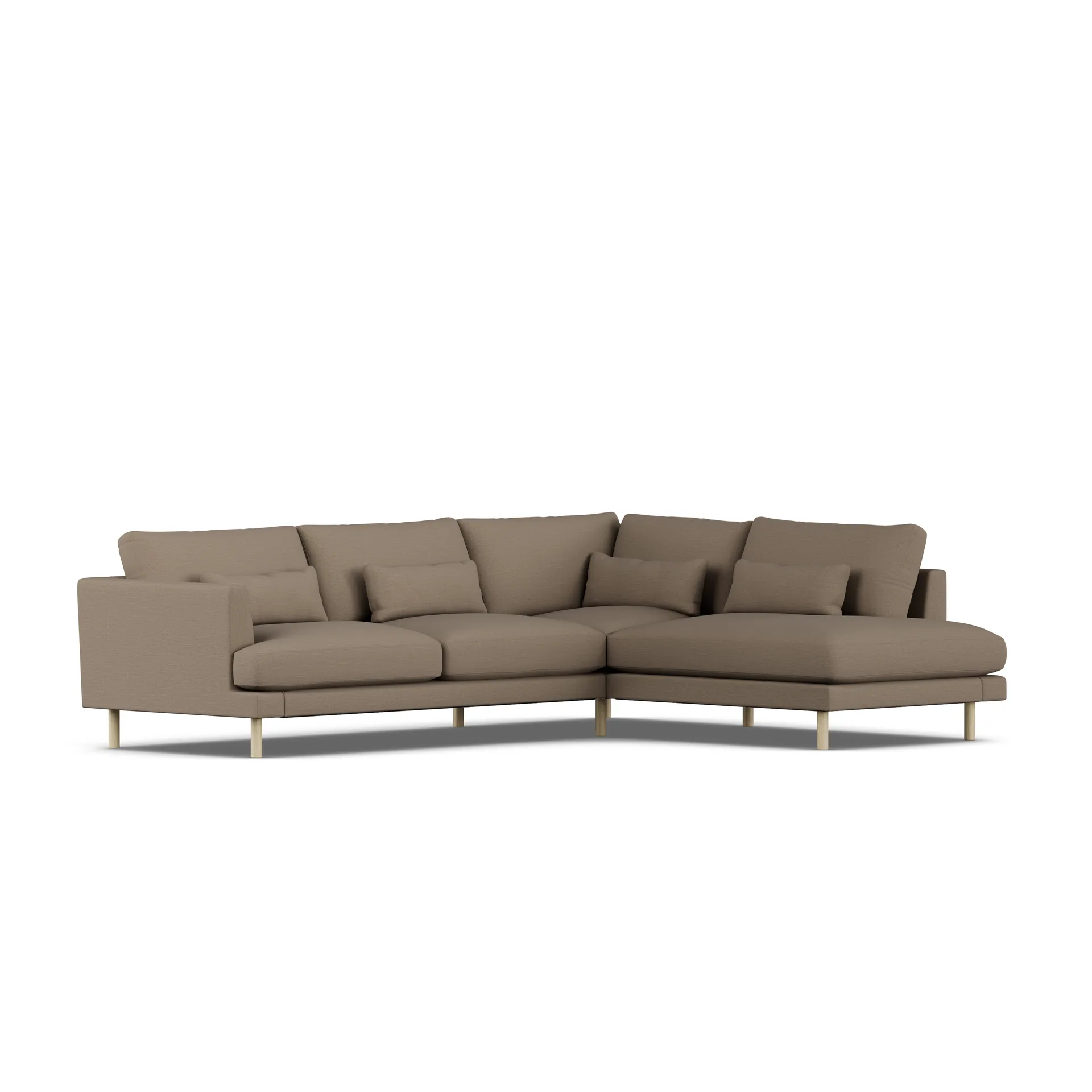 Bredhult sofa, Same Mole 6674-hvidolieret eg, 3-pers. A1 1898