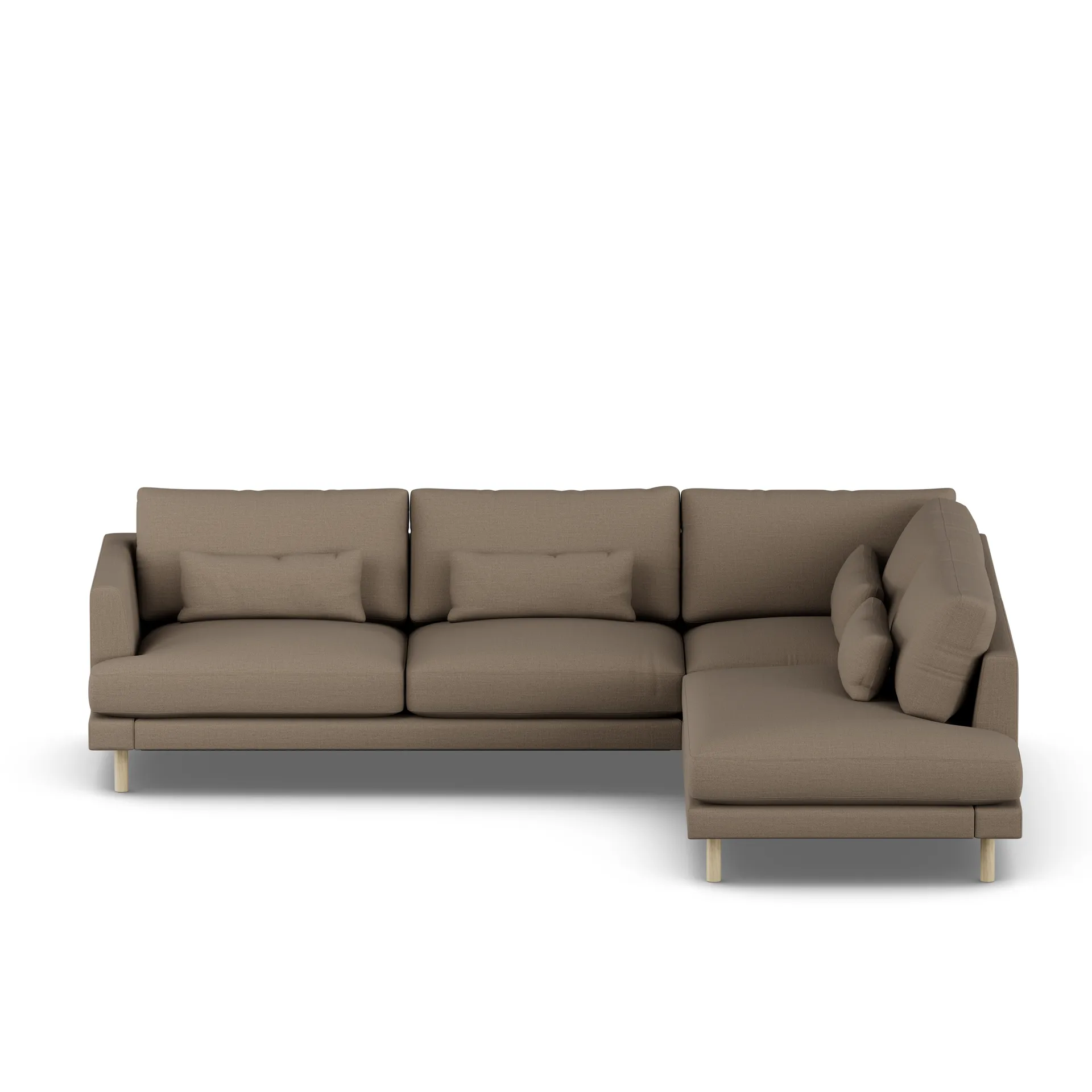 Bredhult sofa, Same Mole 6674-hvidolieret eg, 3-pers. A1 1898