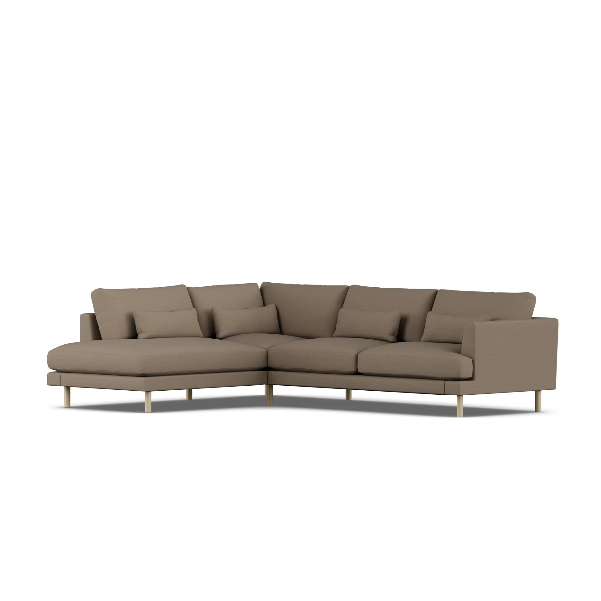 Bredhult sofa, Same Mole 6674-hvidolieret eg, 3-pers. A2 1898