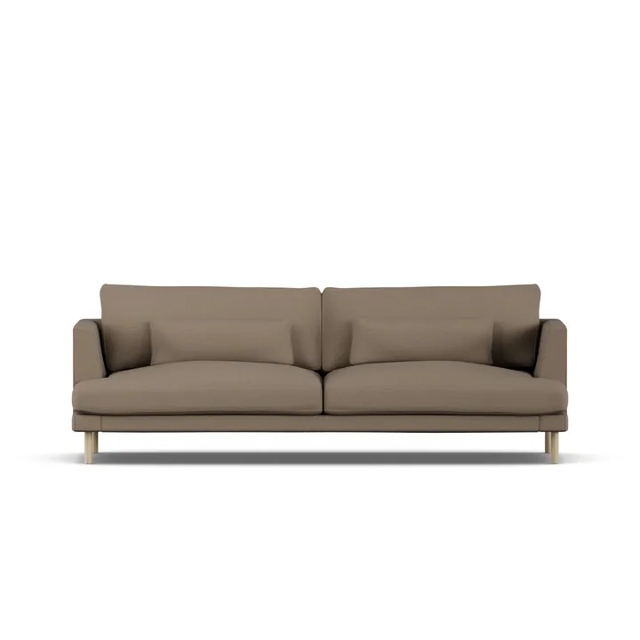 Bredhult sofa - Same Mole 6674-hvidolieret eg, 3-pers. - 1898
