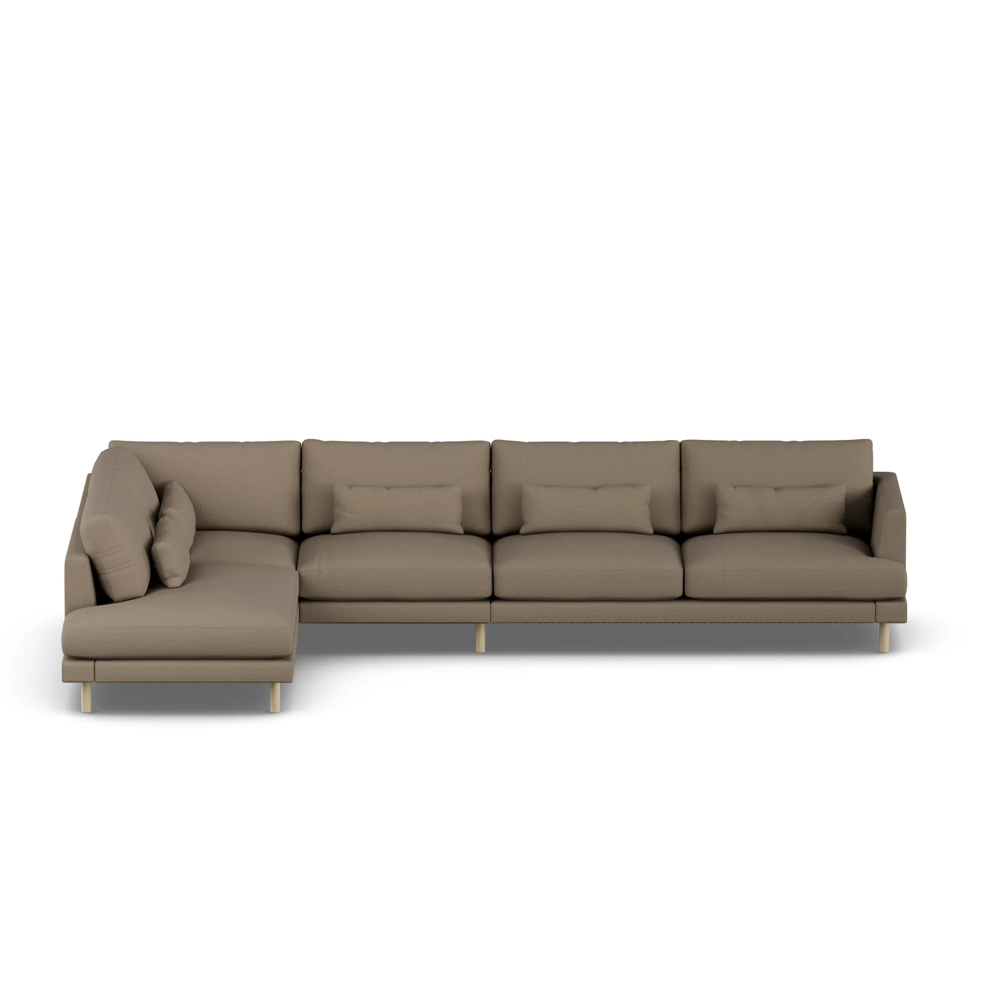 Bredhult sofa, Same Mole 6674-hvidolieret eg, 4-pers. B2 1898