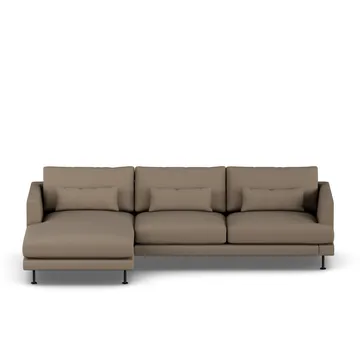 Bredhult sofa - Same Mole 6674-sort stål, 2,5-pers. C2 - 1898