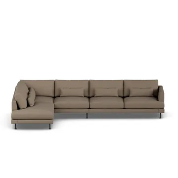 Bredhult sofa - Same Mole 6674-sort stål, 4-pers. B2 - 1898