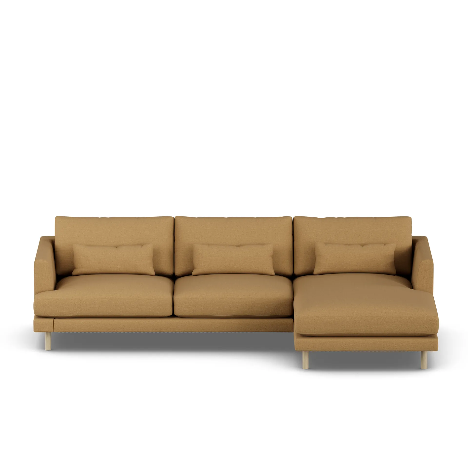 Bredhult sofa, Same Ochre 6676-hvidolieret eg, 2,5-pers. C1 1898