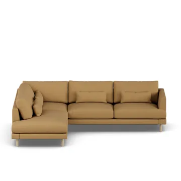 Bredhult sofa - Same Ochre 6676-hvidolieret eg, 3-pers. A2 - 1898