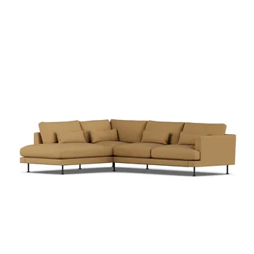 Bredhult sofa - Same Ochre 6676-sort stål, 3-pers. A2 - 1898