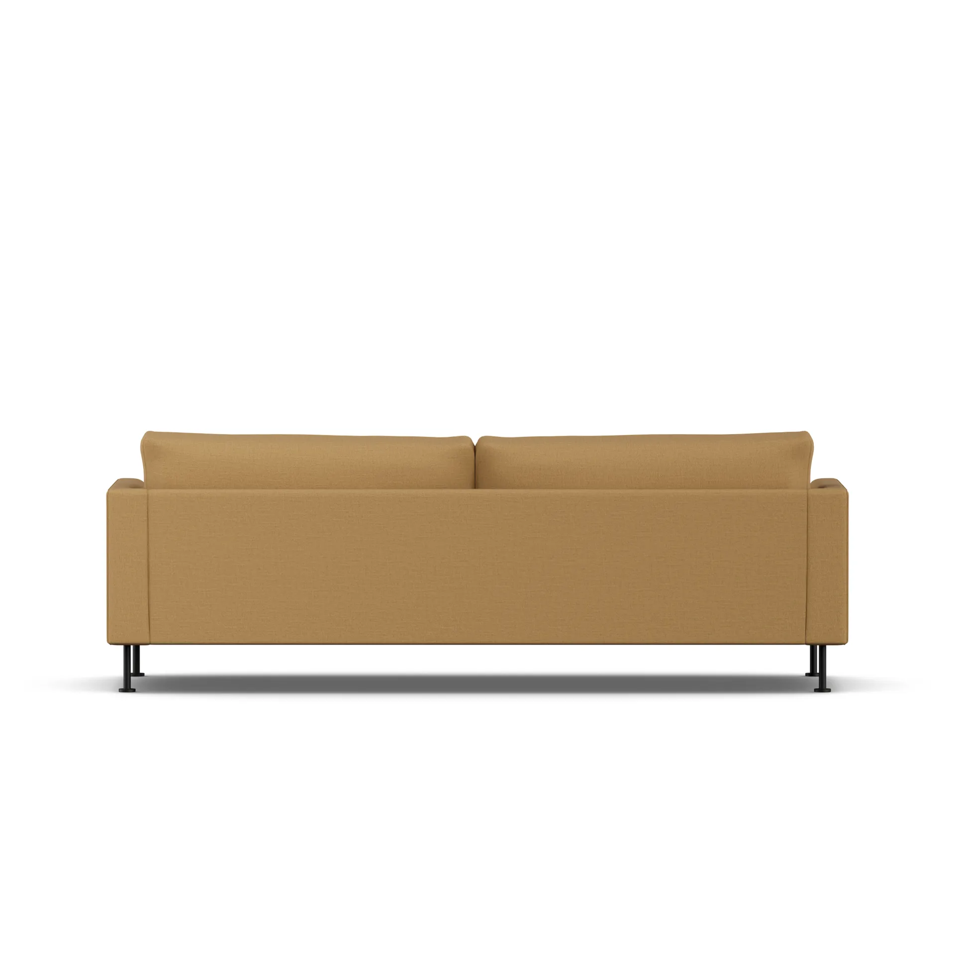 Bredhult sofa, Same Ochre 6676-sort stål, 3-pers. 1898