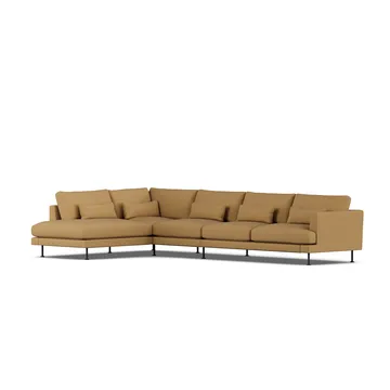 Bredhult sofa - Same Ochre 6676-sort stål, 4-pers. B2 - 1898