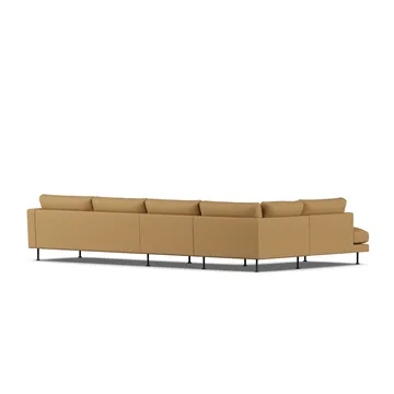 Bredhult sofa - Same Ochre 6676-sort stål, 4-pers. B2 - 1898