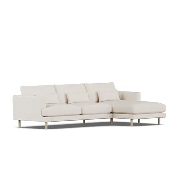 Bredhult sofa - Same Off White 6671-hvidolieret eg, 2,5-pers. C1 - 1898