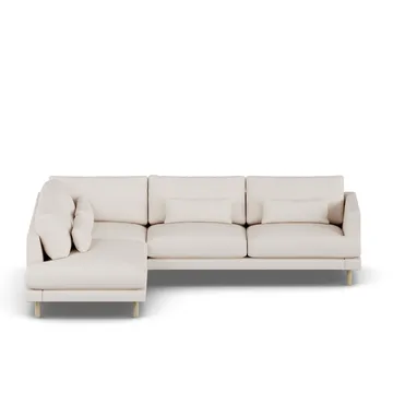 Bredhult sofa - Same Off White 6671-hvidolieret eg, 3-pers. A2 - 1898