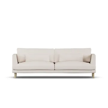 Bredhult sofa - Same Off White 6671-hvidolieret eg, 3-pers. - 1898