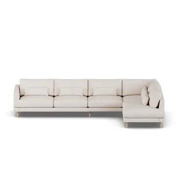 Bredhult sofa - Same Off White 6671-hvidolieret eg, 4-pers. B1 - 1898