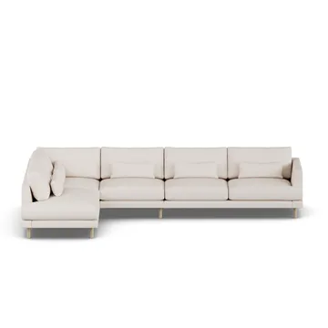 Bredhult sofa - Same Off White 6671-hvidolieret eg, 4-pers. B2 - 1898