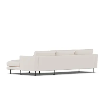 Bredhult sofa - Same Off White 6671-sort stål, 2,5-pers. C1 - 1898